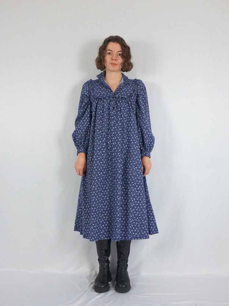 Laura Ashley Ditsy Floral Smock Dress - S