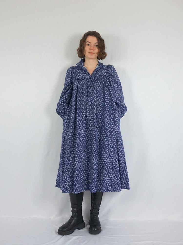 Laura Ashley Ditsy Floral Smock Dress - S