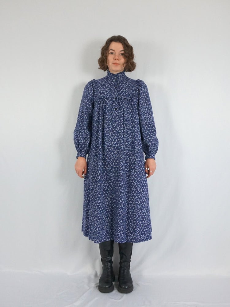 Laura Ashley Ditsy Floral Smock Dress - S