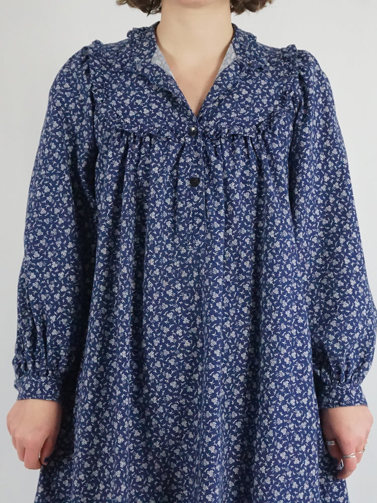 Laura Ashley Ditsy Floral Smock Dress - S