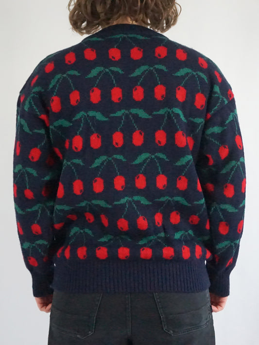 Tulchan Cherry Patterned Jumper - M