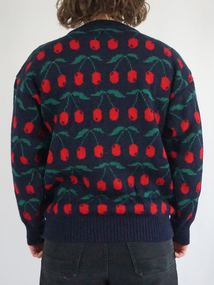 Tulchan Cherry Patterned Jumper - M