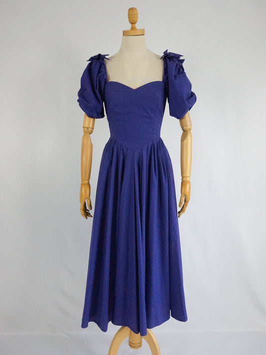 Laura Ashley Indigo Maxi Dress - XXS