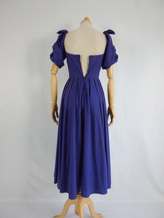 Laura Ashley Indigo Maxi Dress - XXS