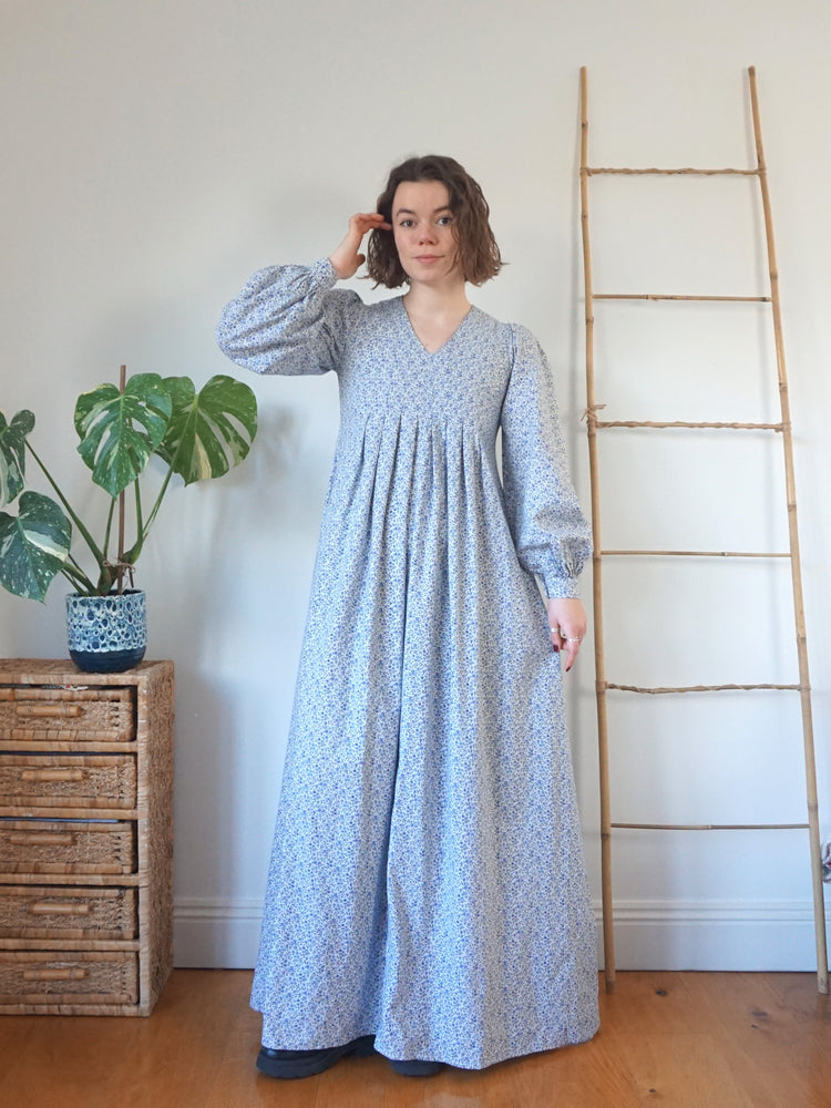 Laura Ashley Ditsy Floral 70s Dress - S