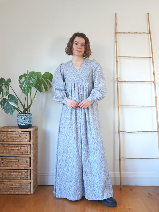 Laura Ashley Ditsy Floral 70s Dress - S