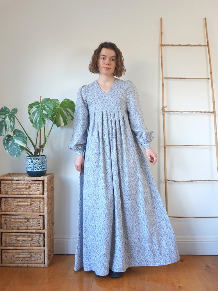 Laura Ashley Ditsy Floral 70s Dress - S