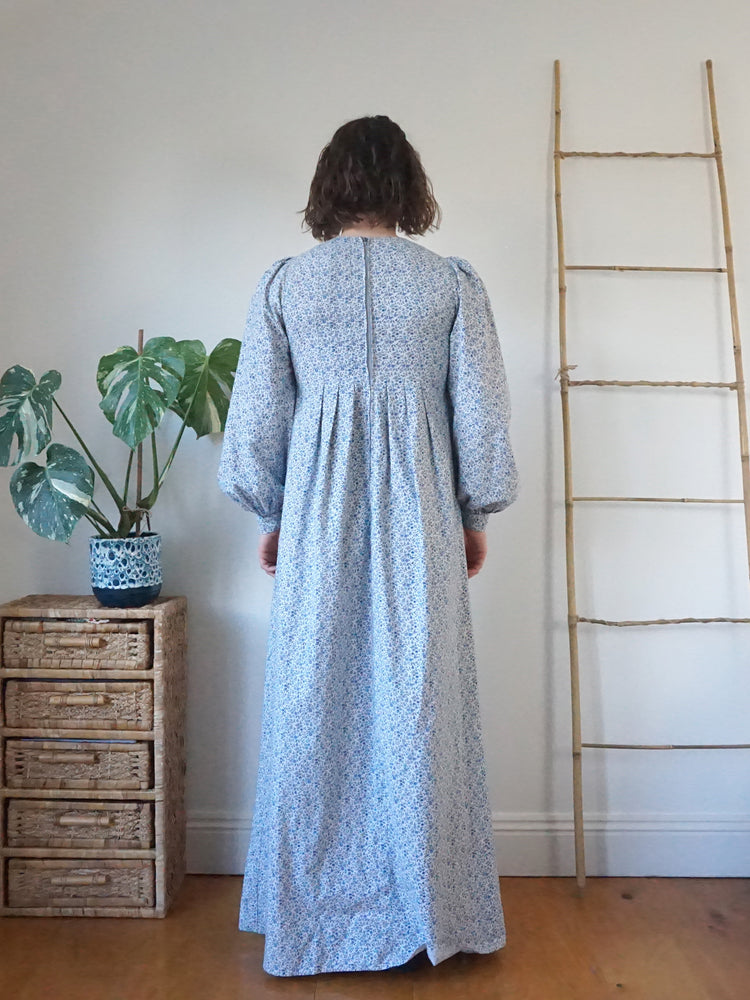 Laura Ashley Ditsy Floral 70s Dress - S