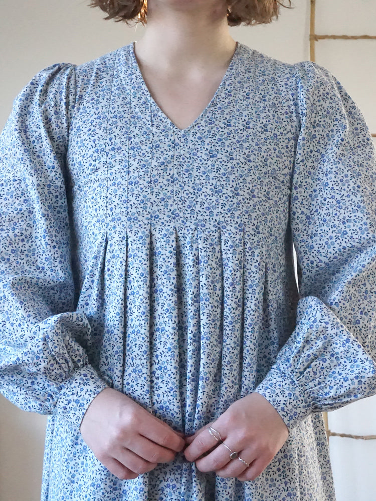 Laura Ashley Ditsy Floral 70s Dress - S