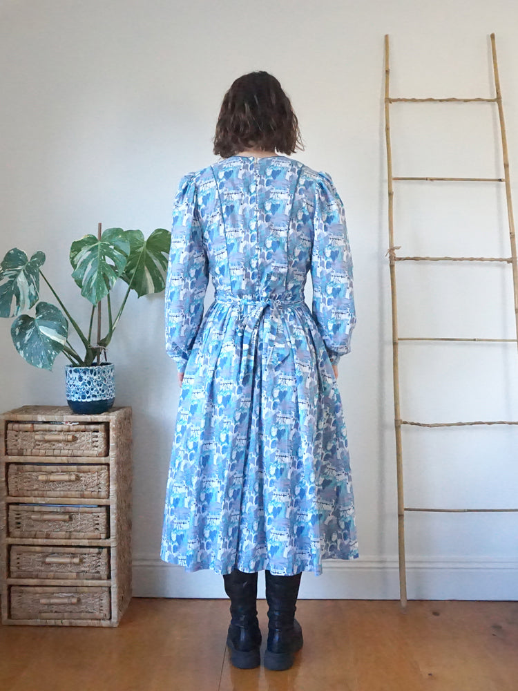 Marion Donaldson Painterly Patterned Dress - M