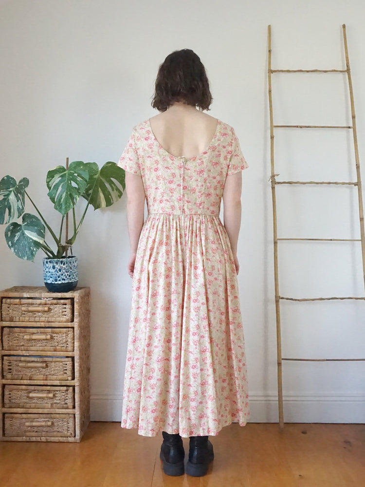 Laura Ashley Scoop Neck Dress - M/L