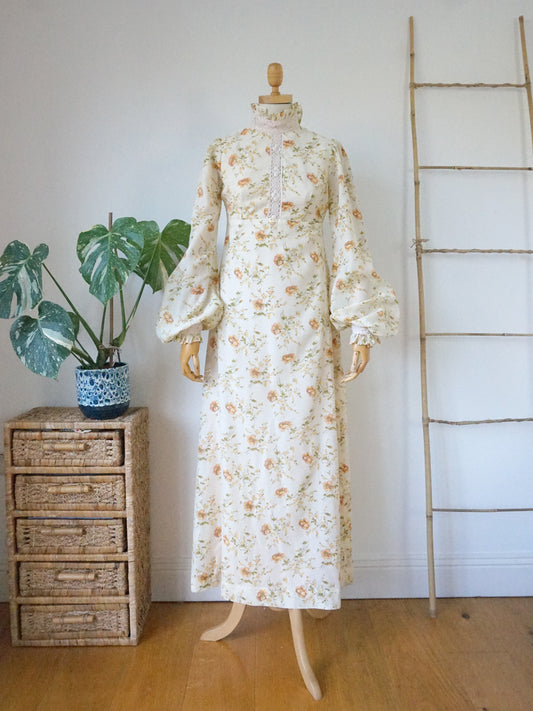 Quad Balloon Sleeve Dress - XS