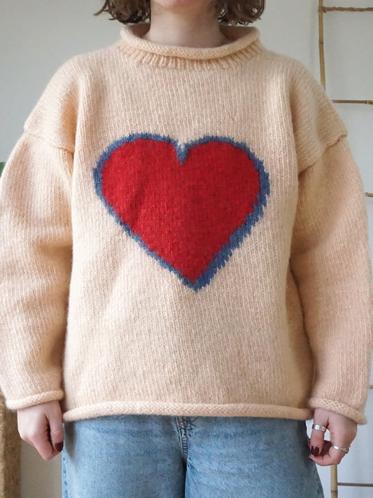 Pachamama Heart Jumper - L