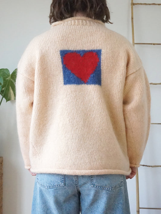Pachamama Heart Jumper - L