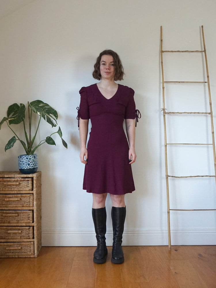 Moss Crepe Mini Dress - XS/S