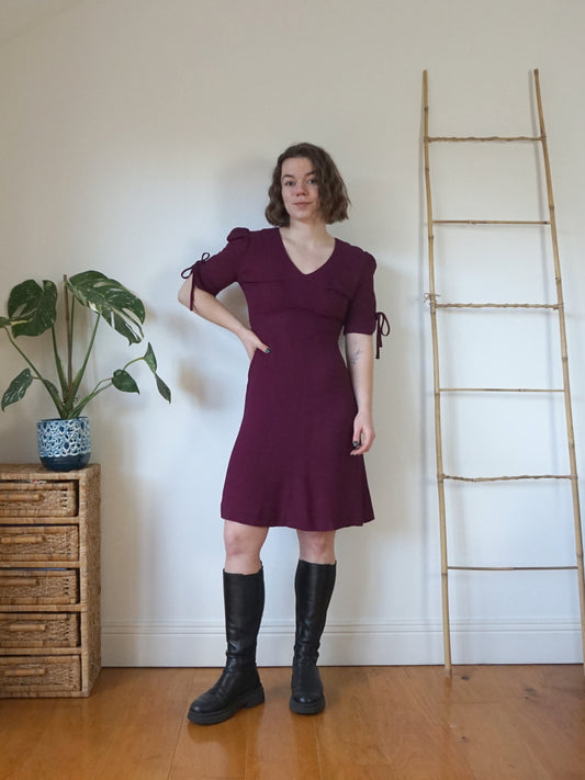 Moss Crepe Mini Dress - XS/S