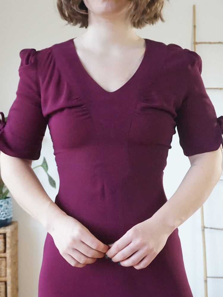 Moss Crepe Mini Dress - XS/S