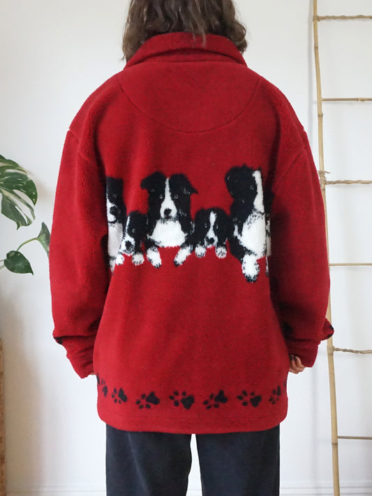 Border Collie Fleece - XXL