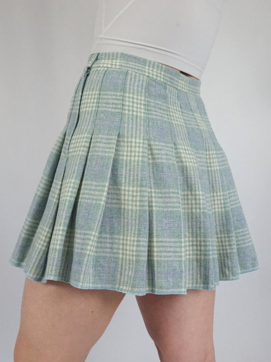 Pendleton Checkered Mini Skirt - 33"