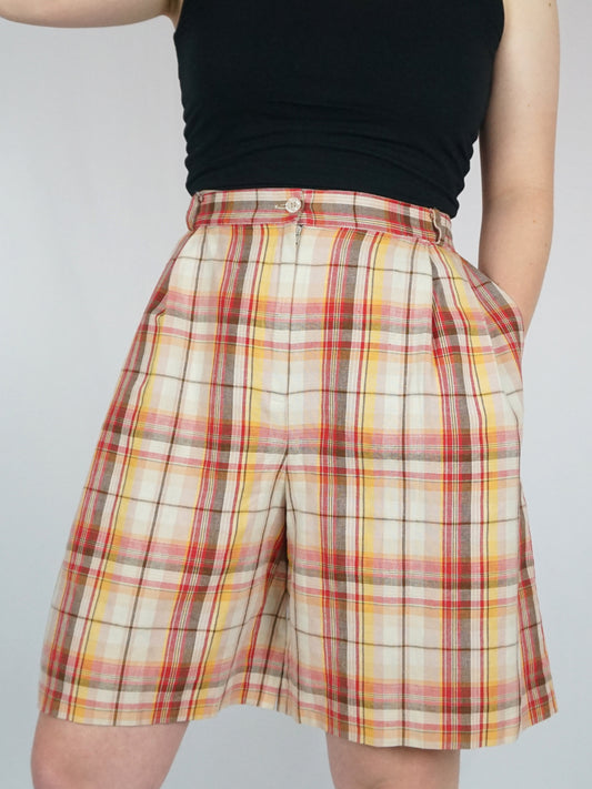 Laura Ashley Checkered Shorts - 32"