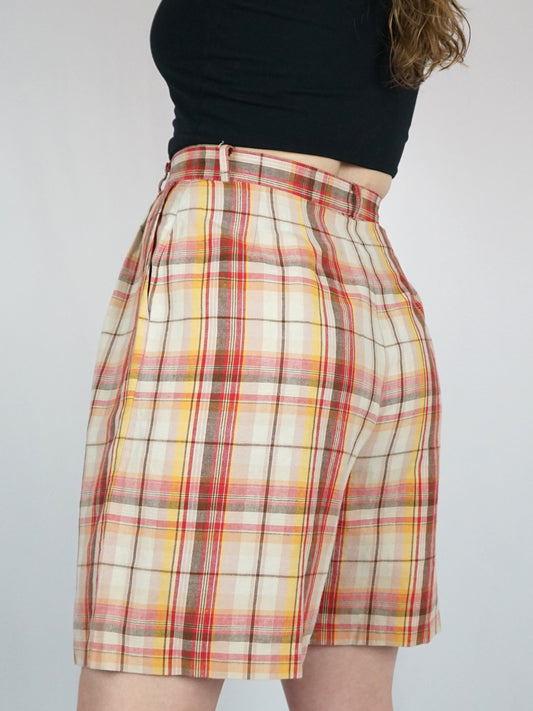 Laura Ashley Checkered Shorts - 32"