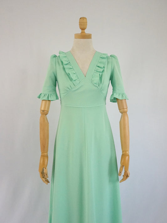 Sage Green Maxi Dress - XS
