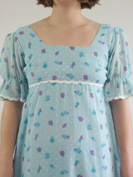 Berketex Tiered Floral Prairie Dress - S