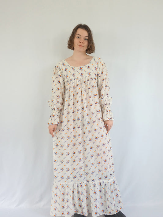 Indian Cotton Cheesecloth Dress - S