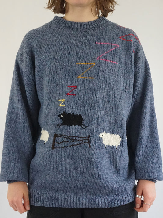 Jumping Sheep Jumper - L
