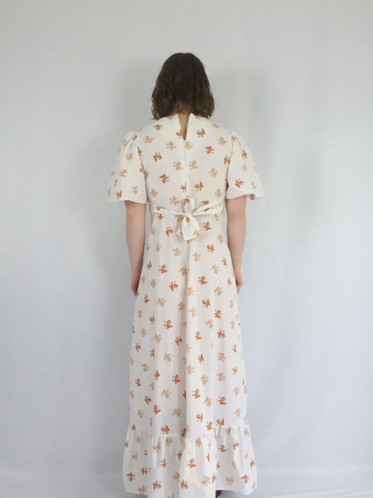 Cartoon Cat Maxi Dress - S