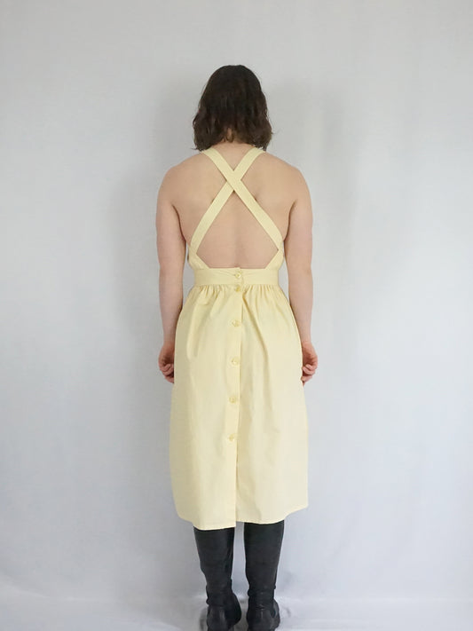 Crossback Cotton Dress - S