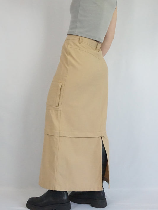 Cargo Style Maxi Skirt - 31"