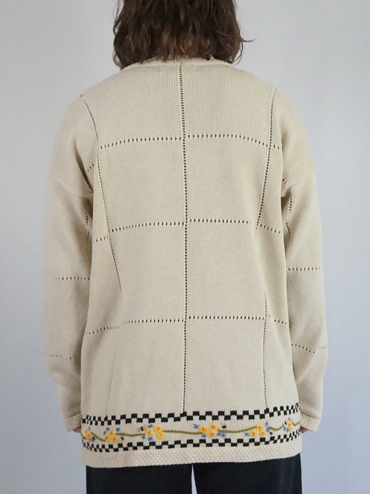 Tulchan Cotton Gardening Cardigan - XL