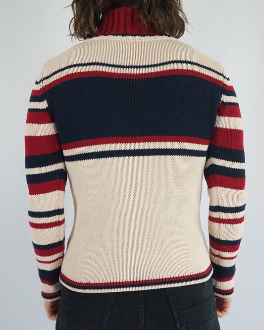 Star Patterned Cotton Jumper - S