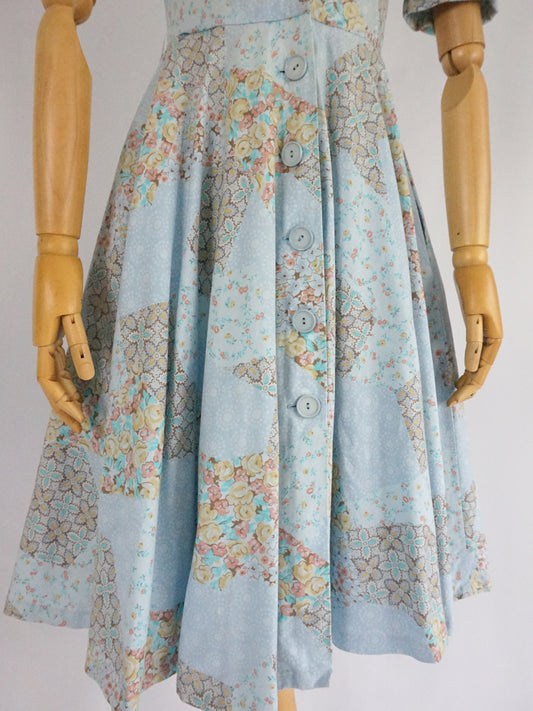 Floral Cotton Swing Dress - XS