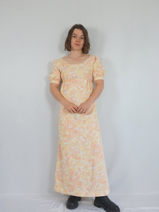Funky Patterned Maxi Dress - S