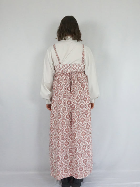 Floral Patterned Pinafore Dress - XS/S