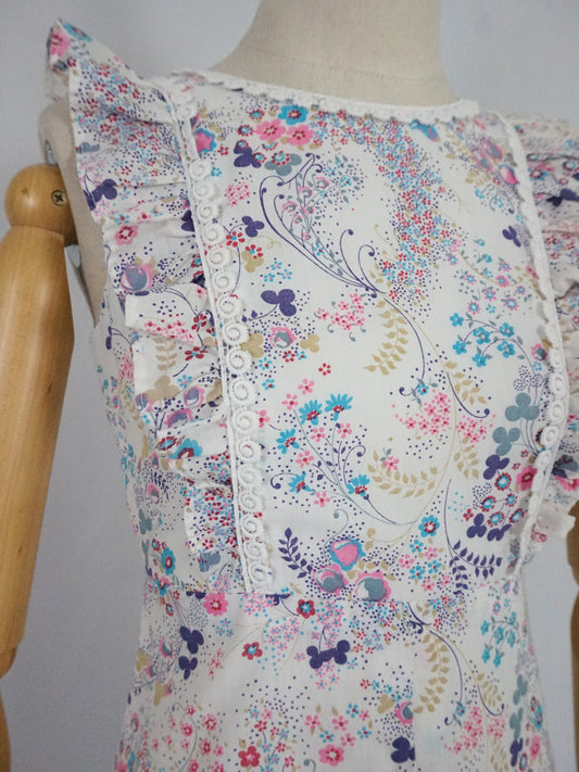 Quad Ditsy Floral Dress - XXS