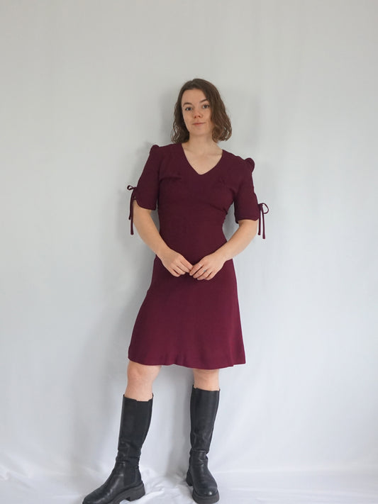 Moss Crepe Mini Dress - XS/S