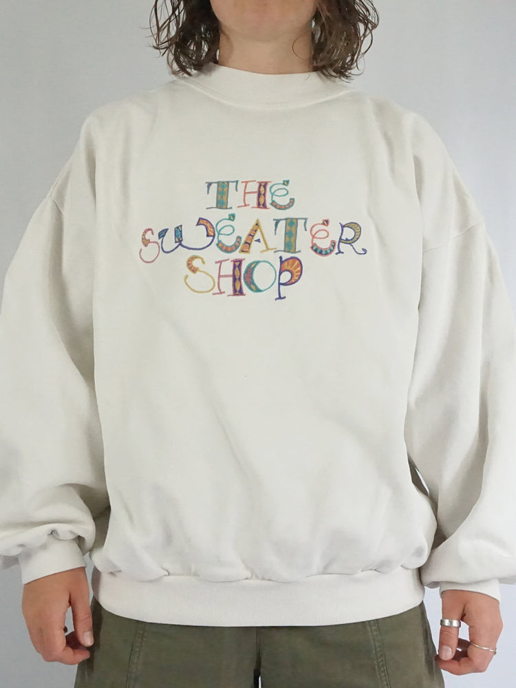 Sweater Shop Embroidered Sweatshirt - XL