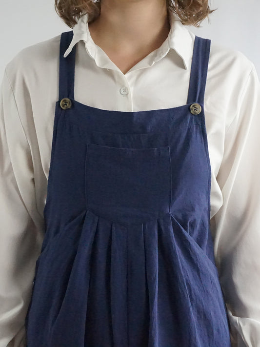 Casual Navy Jumpsuit - M