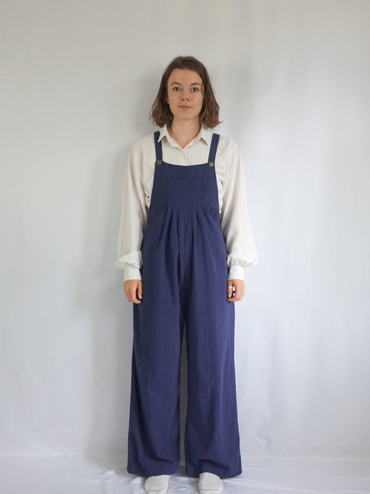 Casual Navy Jumpsuit - M