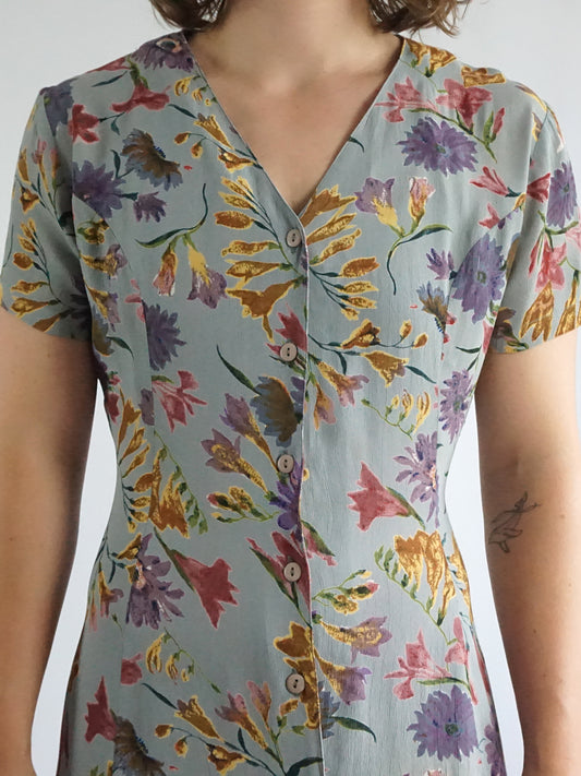 Monsoon Floral Casual Dress - M