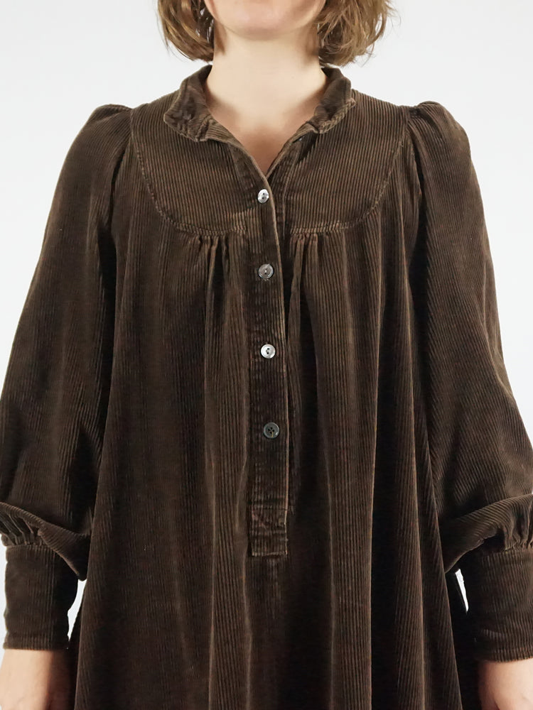 Laura Ashley Corduroy Smock Dress - M
