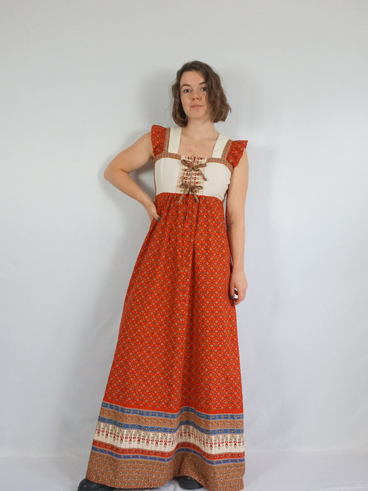 Louis Caring Tie Front Dress - S