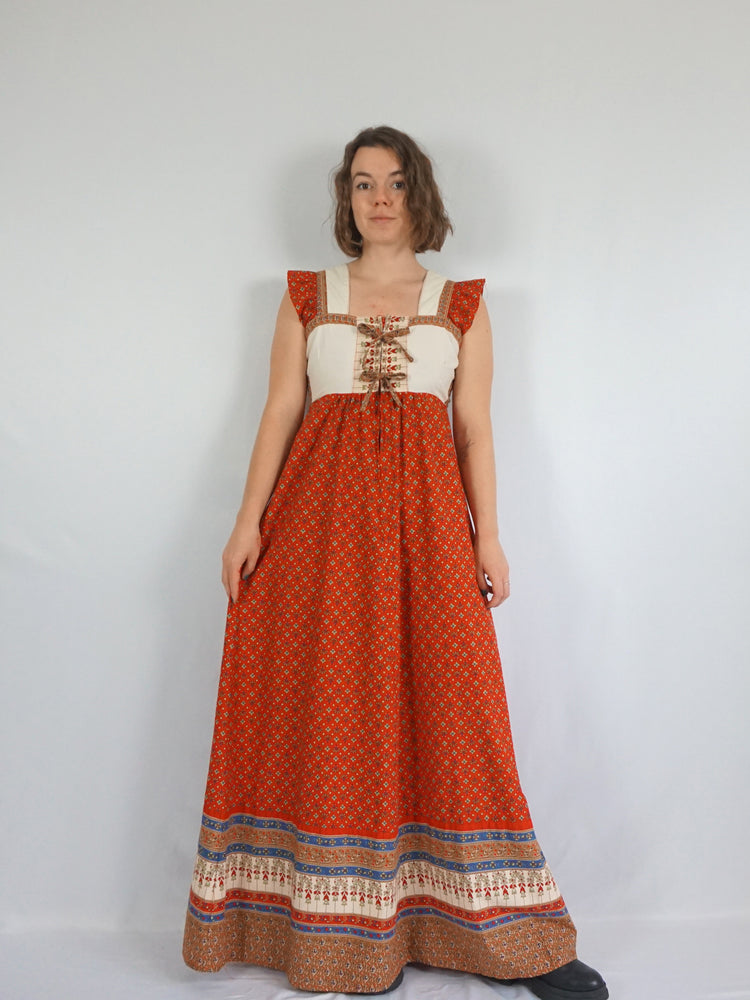 Louis Caring Tie Front Dress - S