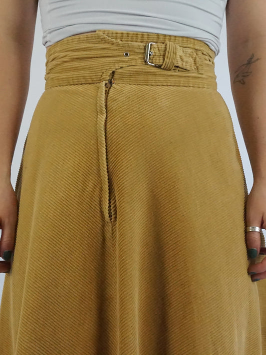 Chunky Corduroy Maxi Skirt - 27"
