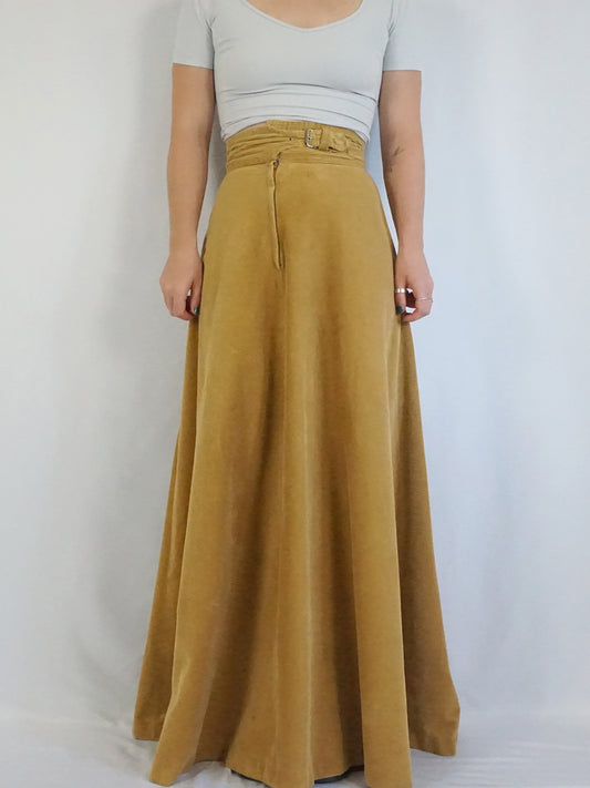 Chunky Corduroy Maxi Skirt - 27"