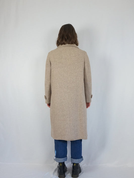 Sand Brown Trench Coat - S