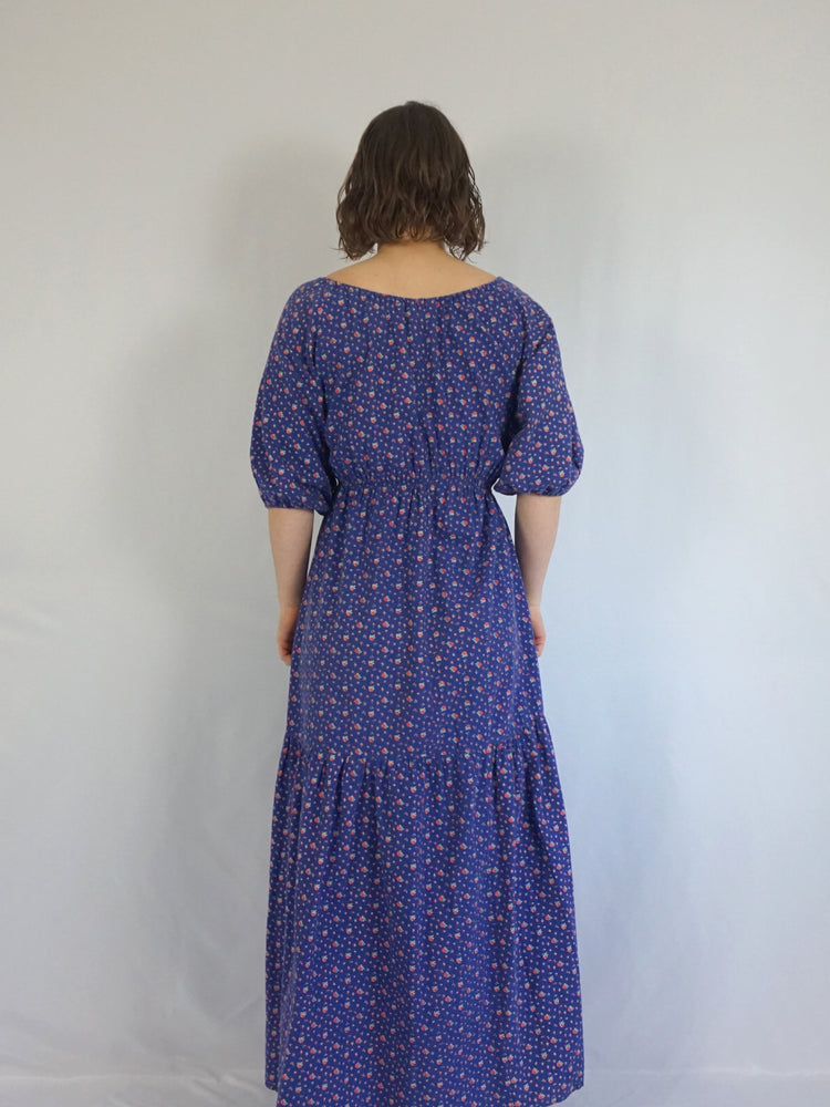 Laura Ashley Tiered Maxi Dress - S